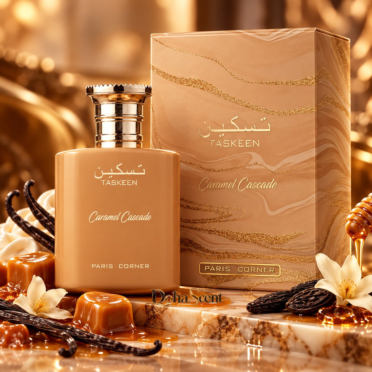 Taskeen Caramel Cascade EDP – 100 ML