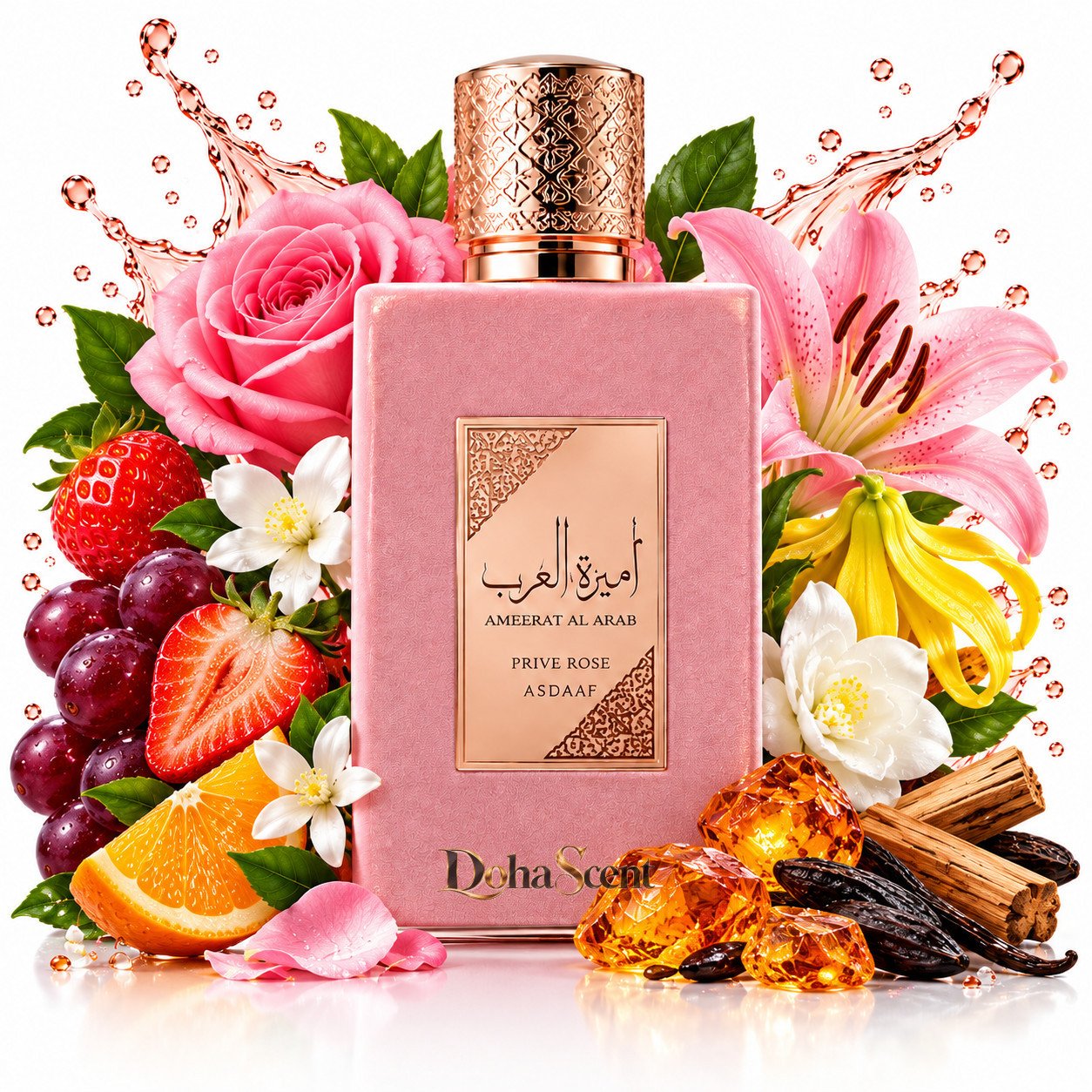 Lattafa AMEERAT AL ARAB PRIVE ROSE 100ML