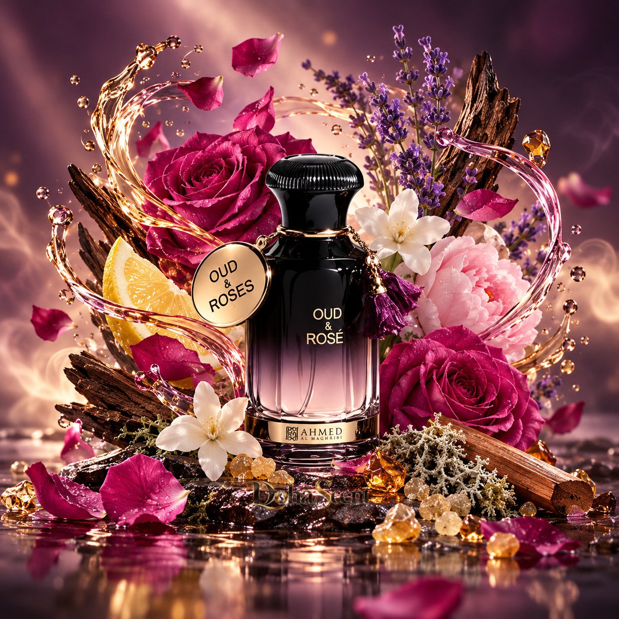 Ahmed Al Maghribi Oud & Roses – 60 ML