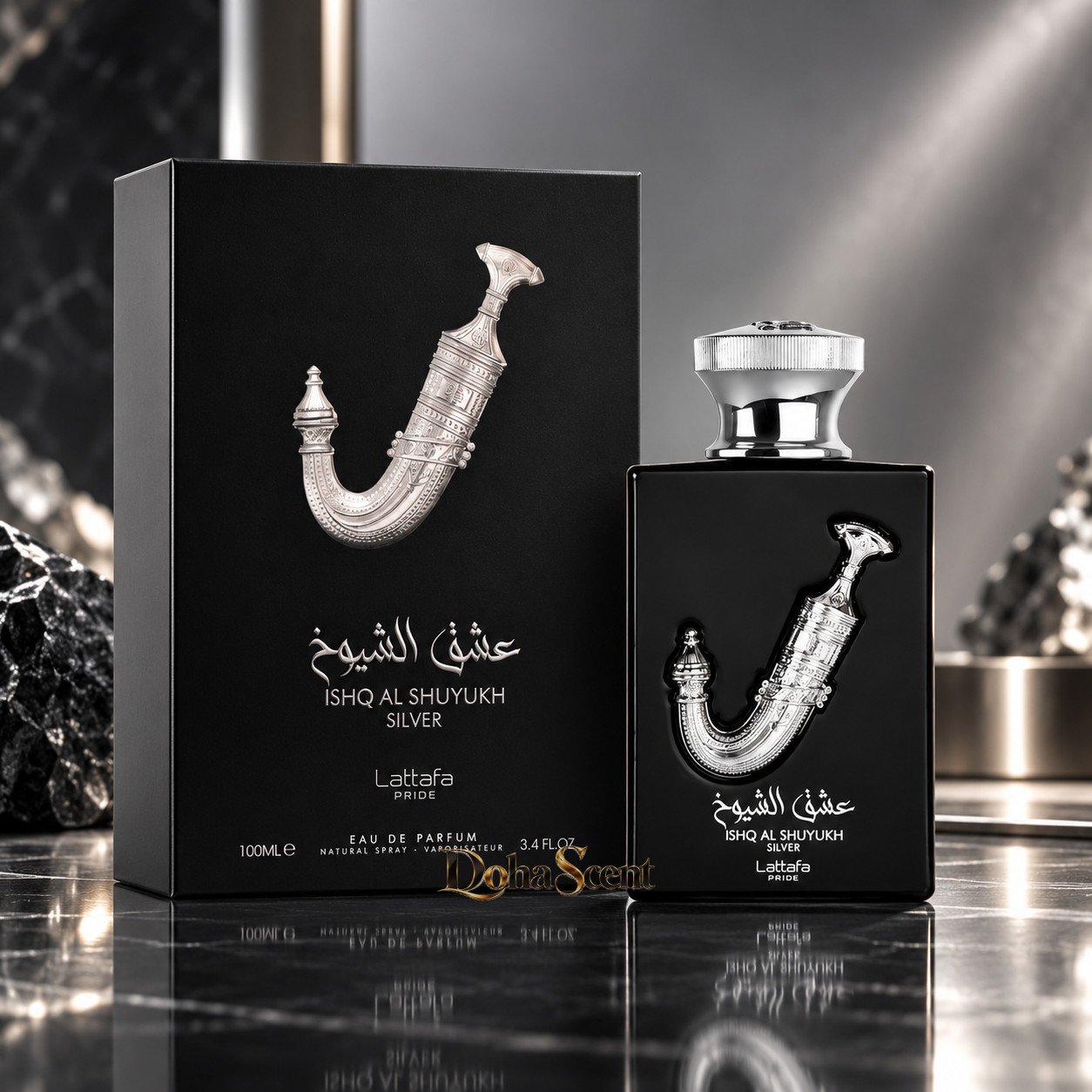 Lattafa Pride Ishq Al Shuyukh Silver — 100 ML