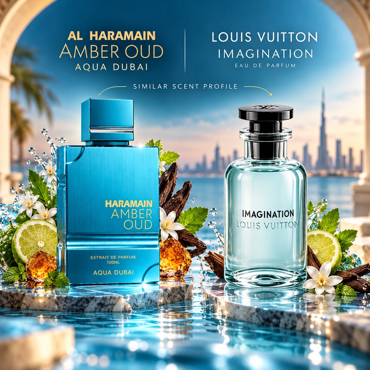 Al Haramain Amber Oud Aqua Dubai – 100 ML
